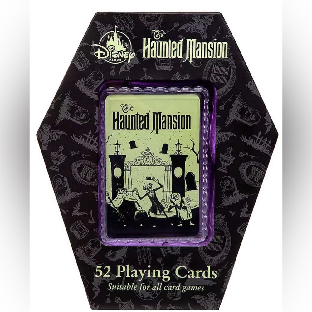 BNWT Walt Disney Parks The Haunted Mansion 52 Playing Cards, SEALED!